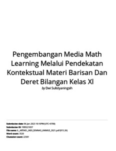 Iii B D Turnitin Pengembangan Media Math Learning Repository Universitas Muhammadiyah Semarang